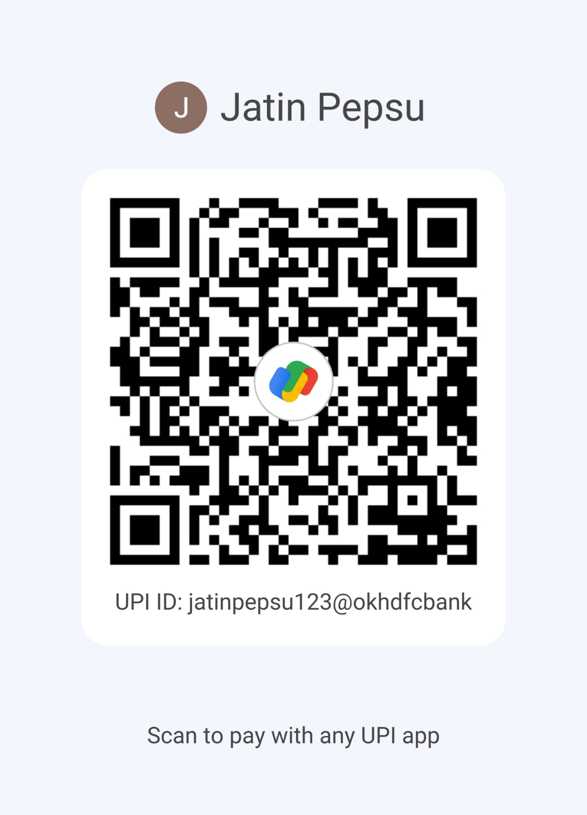 UPI QR Code